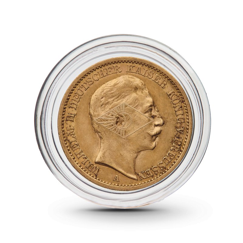 Münzkapsel 23 mm für Goldmünzen | Degussa Goldhandel