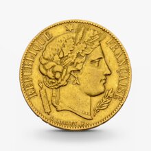 20 Francs Goldmünze Napoleon Ceres - Avers