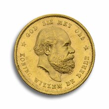 10 Gulden Goldmünze Willem