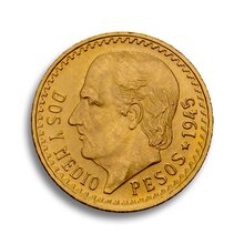 2,5 Mexikanische Peso Goldmünze