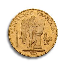 20 Francs Goldmünze Napoleon Genius