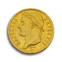 20 Francs Goldmünze Napoleon III - Avers