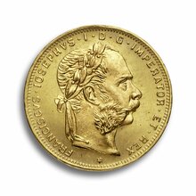 8 Florin Österreich Goldmünze