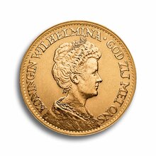 10 Gulden Goldmünze Wilhelmina